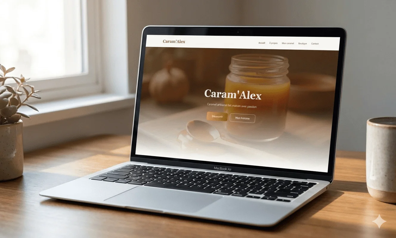 Exemple de site One Page moderne — Design épuré et responsive